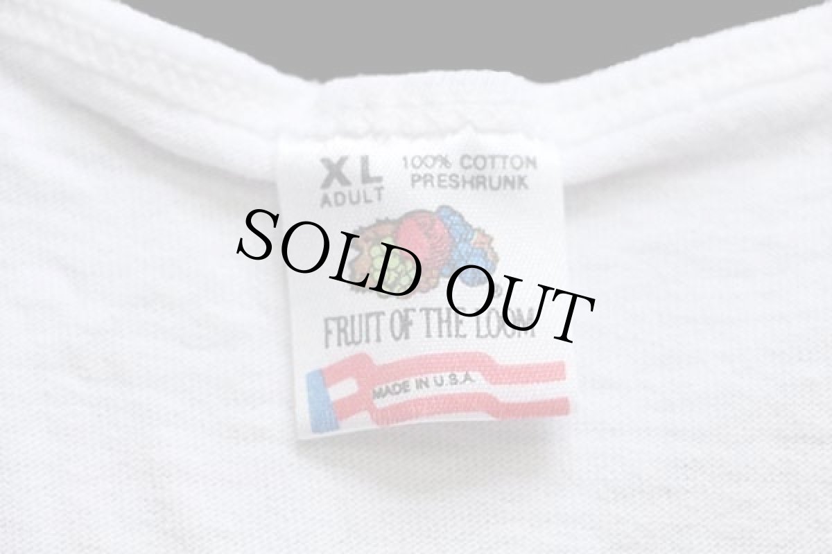 画像4: 90s USA製 NSRA Street Rod NATIONALS HOTROD コットン タンクトップ 白 XL (4)