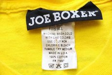 画像4: 90s USA製 JOE BOXER スマイル コットンTシャツ 黄 (4)
