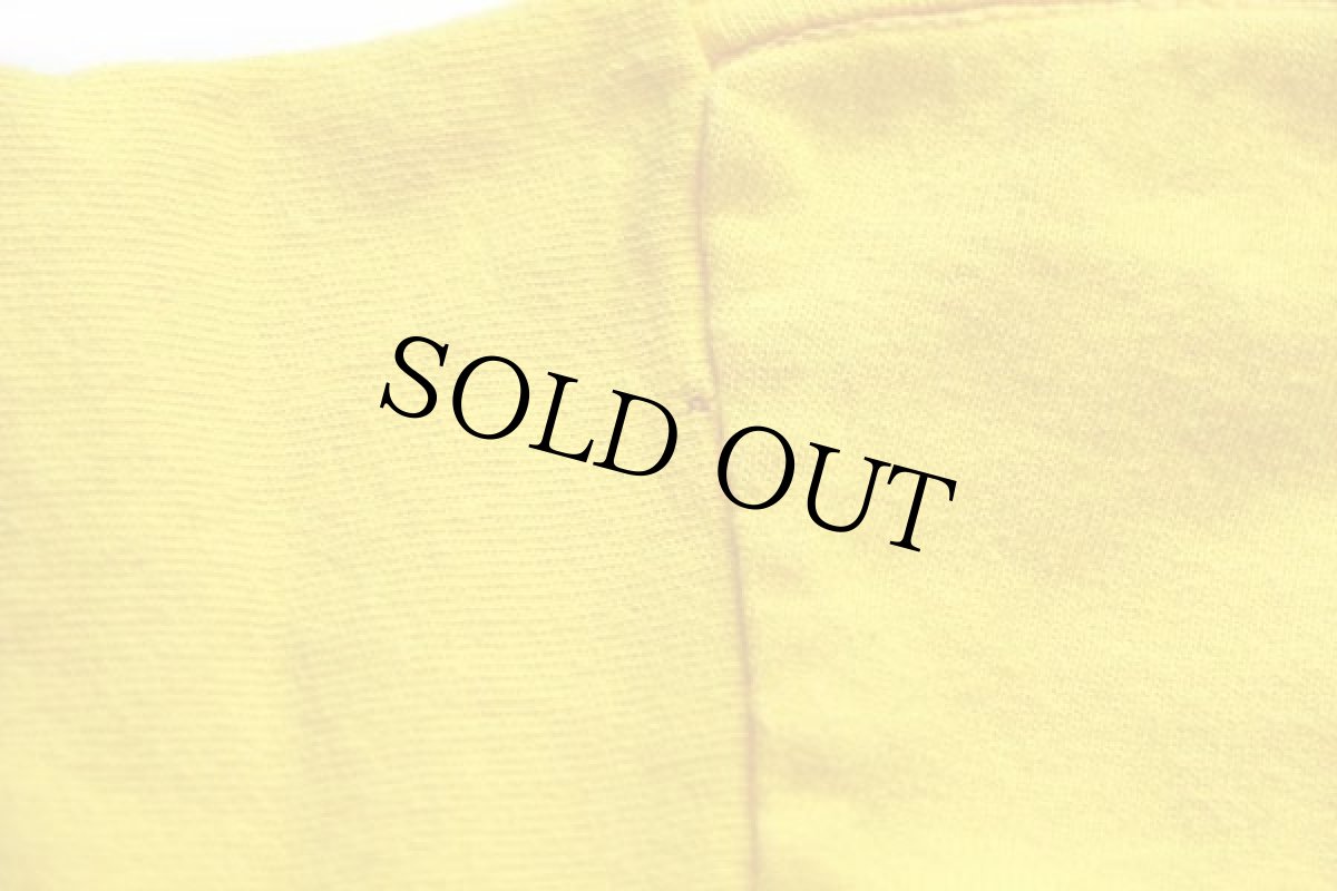 画像5: 90s USA製 JOE BOXER スマイル コットンTシャツ 黄 (5)