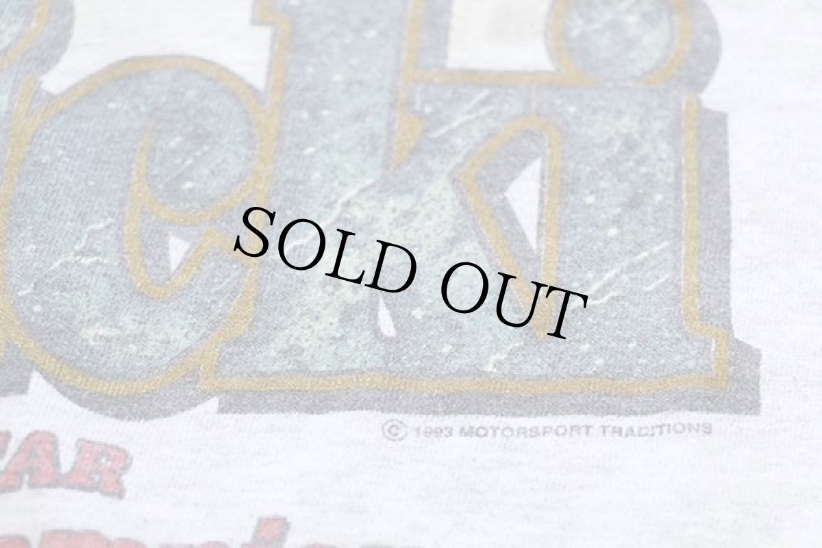 画像5: 90s USA製 1992 NASCAR Winston Cup Champion Alan Kulwicki コットンTシャツ 杢ライトグレー L (5)