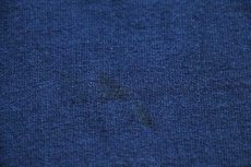 画像6: 90s USA製 NOTRE DAME FOOTBALL ひび割れプリント コットン フットボールTシャツ 紺 XL (6)