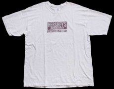 画像2: 00s HERSHEY'Sハーシーズ チョコレート ロゴ コットンTシャツ 白 XL (2)