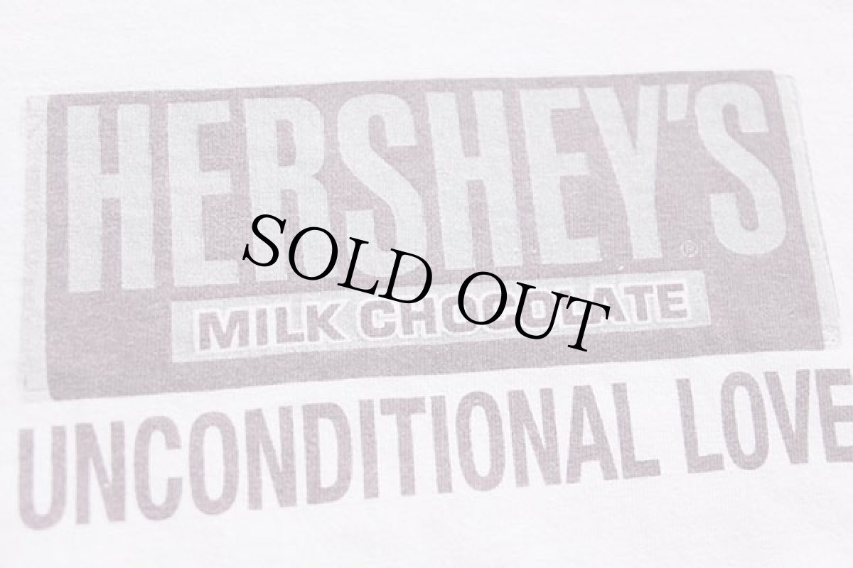 画像5: 00s HERSHEY'Sハーシーズ チョコレート ロゴ コットンTシャツ 白 XL (5)