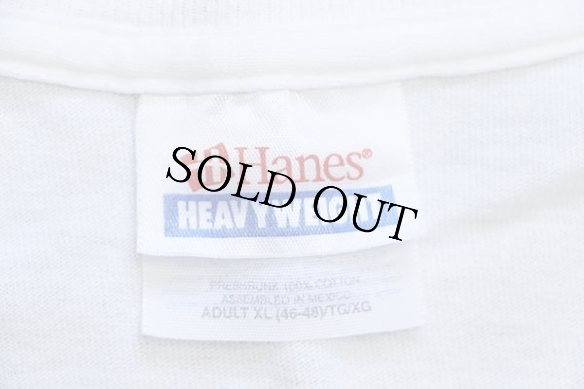 画像4: 00s Hanes NASCAR TERRY LABONTE LOONEY TUNES ロードランナー 両面プリント コットンTシャツ 白 XL (4)