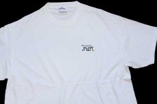 画像1: Hanes Microsoft .net マイクロソフト ロゴ コットンTシャツ 白 L (1)