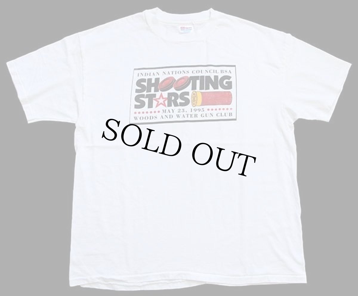 画像2: 90s Hanes SHOOTING STARS INDIAN NATIONS COUNCIL BSA ボーイスカウト コットンTシャツ 白 XL (2)