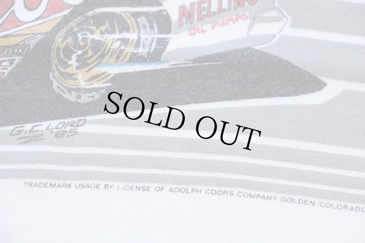 画像5: 80s USA製 NASCAR Bill Elliott AWESOME BILL FROM DAWSONVILLE Tシャツ 白 L (5)