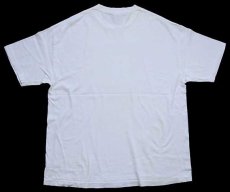 画像3: USA製 PROPERTY OF U.S.NAVY ひび割れプリント コットンTシャツ 白 XL (3)