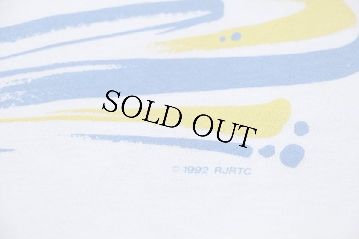 画像4: 90s USA製 THAT'S WORTH A WINSTON アート ポケットTシャツ 白 XL (4)