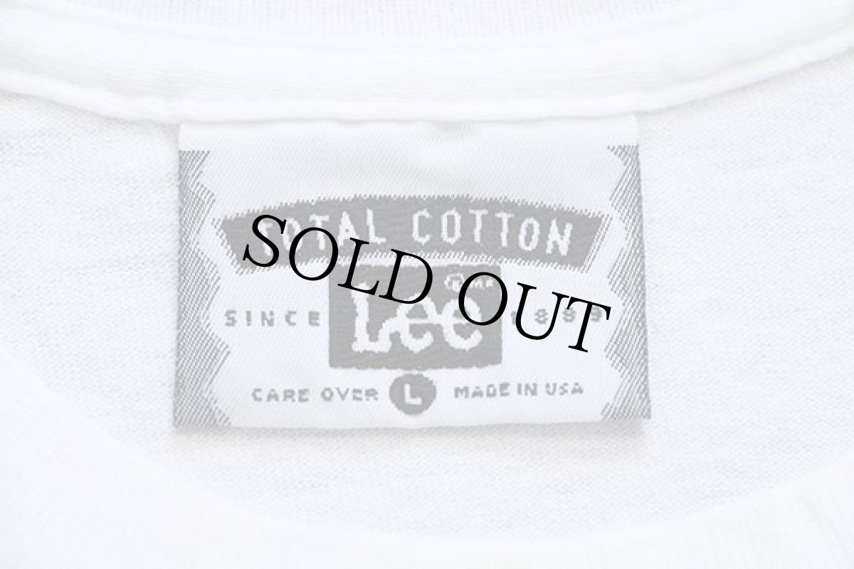 画像4: 90s USA製 Leeリー MOTHER GOOSE & GRIMM DYSFUNCTIONAL BY CHOICE コットンTシャツ 白 L (4)