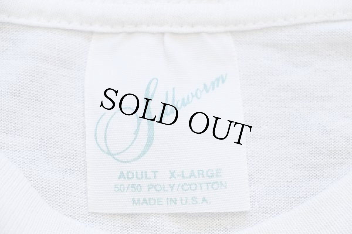 画像5: 90s USA製 THAT'S WORTH A WINSTON アート ポケットTシャツ 白 XL (5)