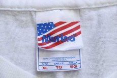 画像4: USA製 PROPERTY OF U.S.NAVY ひび割れプリント コットンTシャツ 白 XL (4)