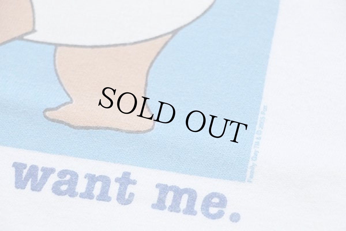 画像5: 00s FOX Family Guy You know you want me. ファミリーガイ グリフィン コットンTシャツ 白 L (5)