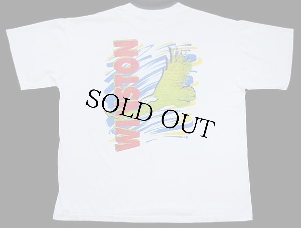 画像3: 90s USA製 THAT'S WORTH A WINSTON アート ポケットTシャツ 白 XL (3)