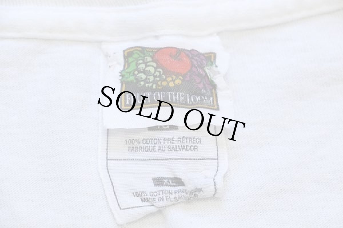 画像4: 90s FOOT WASH 98 ヒップホップ ミッキー マウス 両面プリント コットンTシャツ 白 XL (4)