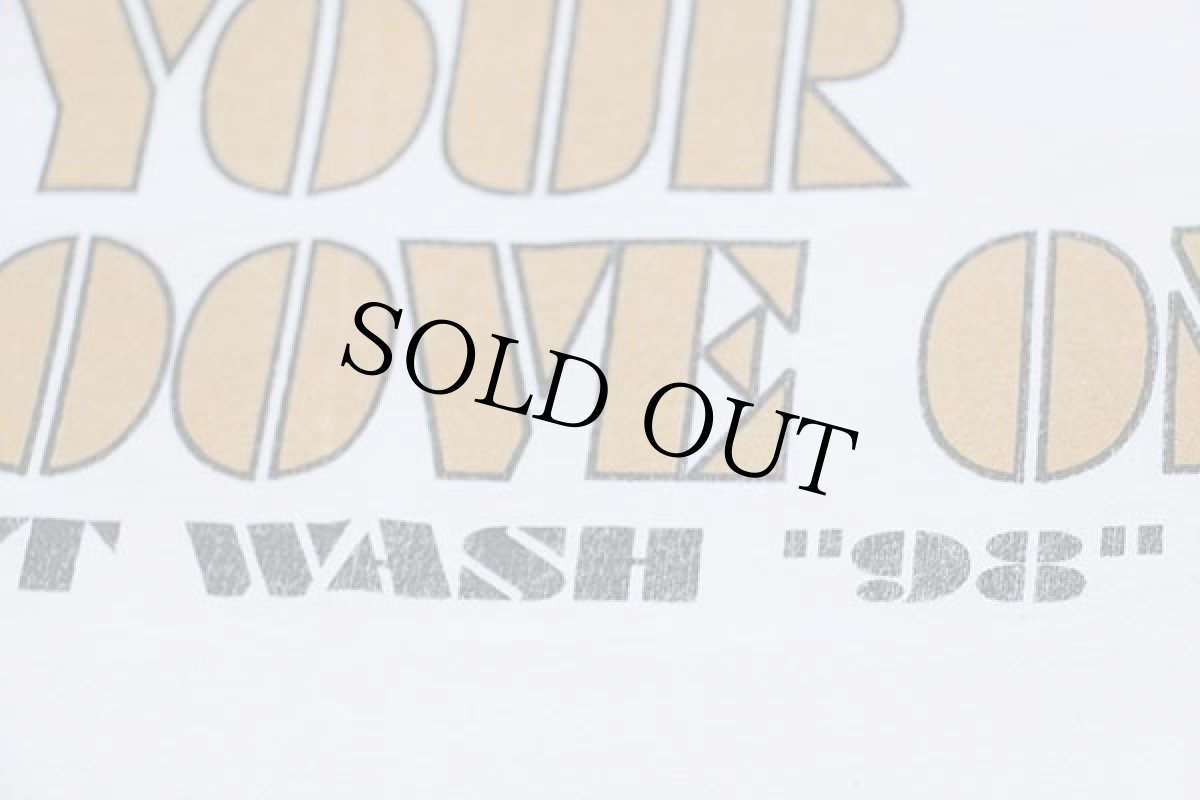 画像6: 90s FOOT WASH 98 ヒップホップ ミッキー マウス 両面プリント コットンTシャツ 白 XL (6)