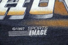 画像6: 90s NASCAR 700 CHARGING HORSES Dale Earnhardt 全面プリント コットンTシャツ カスタム 墨黒 (6)