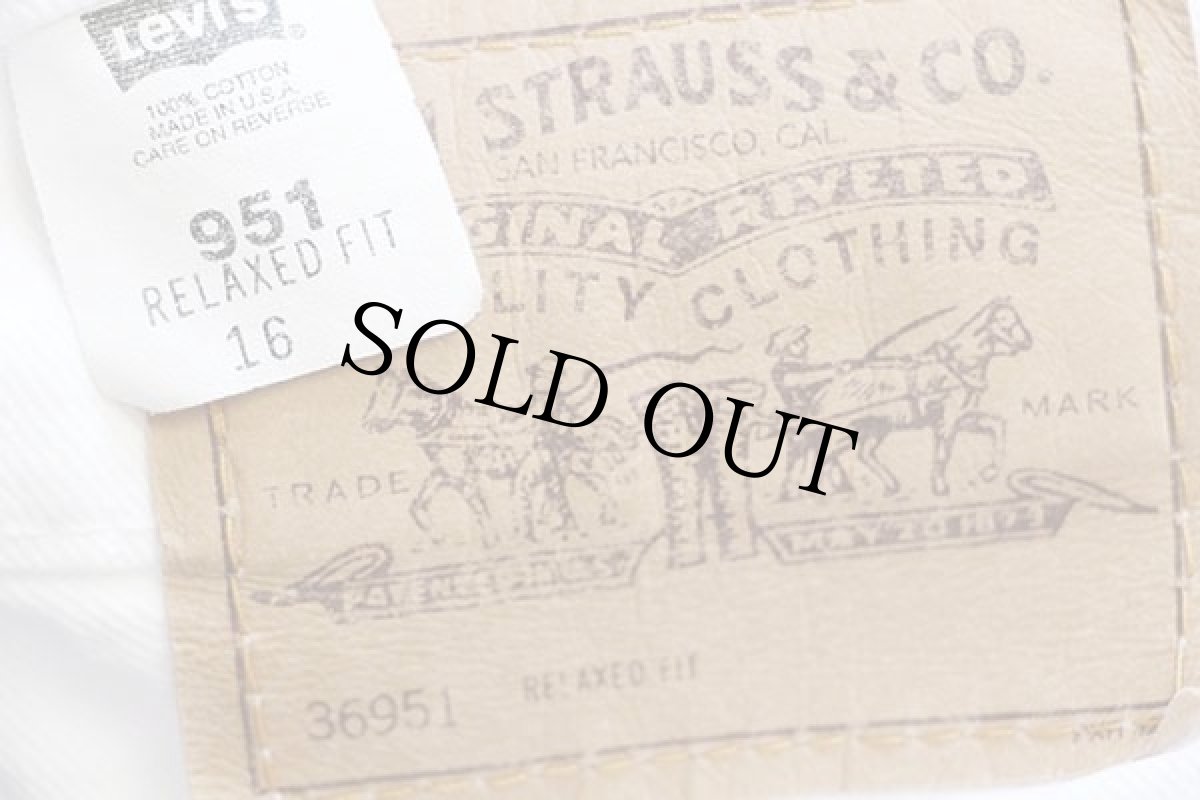 画像3: 90s USA製 Levi'sリーバイス 36951 ホワイトデニム ショートパンツ 16★ショーツ (3)