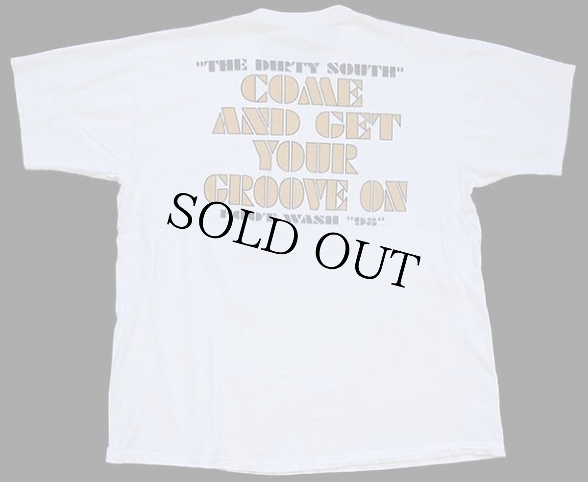 画像3: 90s FOOT WASH 98 ヒップホップ ミッキー マウス 両面プリント コットンTシャツ 白 XL (3)