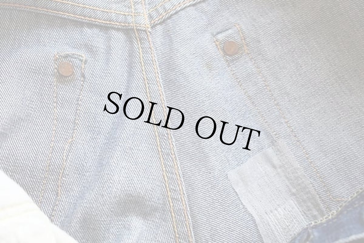 画像9: 60s LEVI'Sリーバイス 501XX パッチワーク リペア デニムパンツ w30 (9)