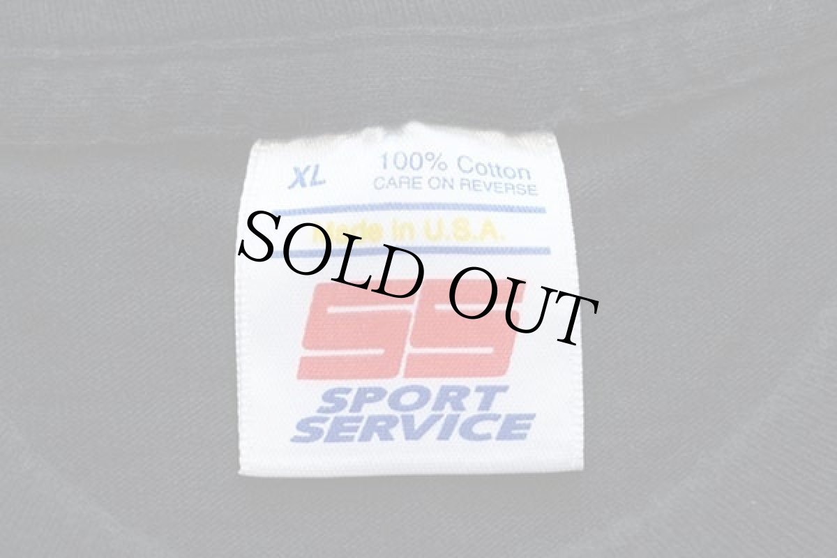 画像5: 90s USA製 The Boss is Back! JOHN FORCE NIGHTMARE TOUR 2 ドラッグレース 両面プリント コットンTシャツ 黒 XL (5)