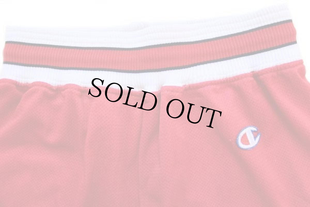 画像4: 90s イタリア製 Championチャンピオン NBA BULLS シカゴ ブルズ メッシュ ショートパンツ 赤 S★ショーツ (4)