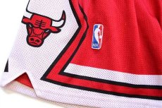 画像5: 90s イタリア製 Championチャンピオン NBA BULLS シカゴ ブルズ メッシュ ショートパンツ 赤 S★ショーツ (5)