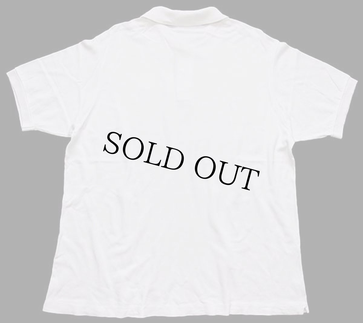 画像2: 70s フランス製 CHEMISE LACOSTEラコステ ワンポイント コットン 鹿の子 ポロシャツ 白 8 (2)