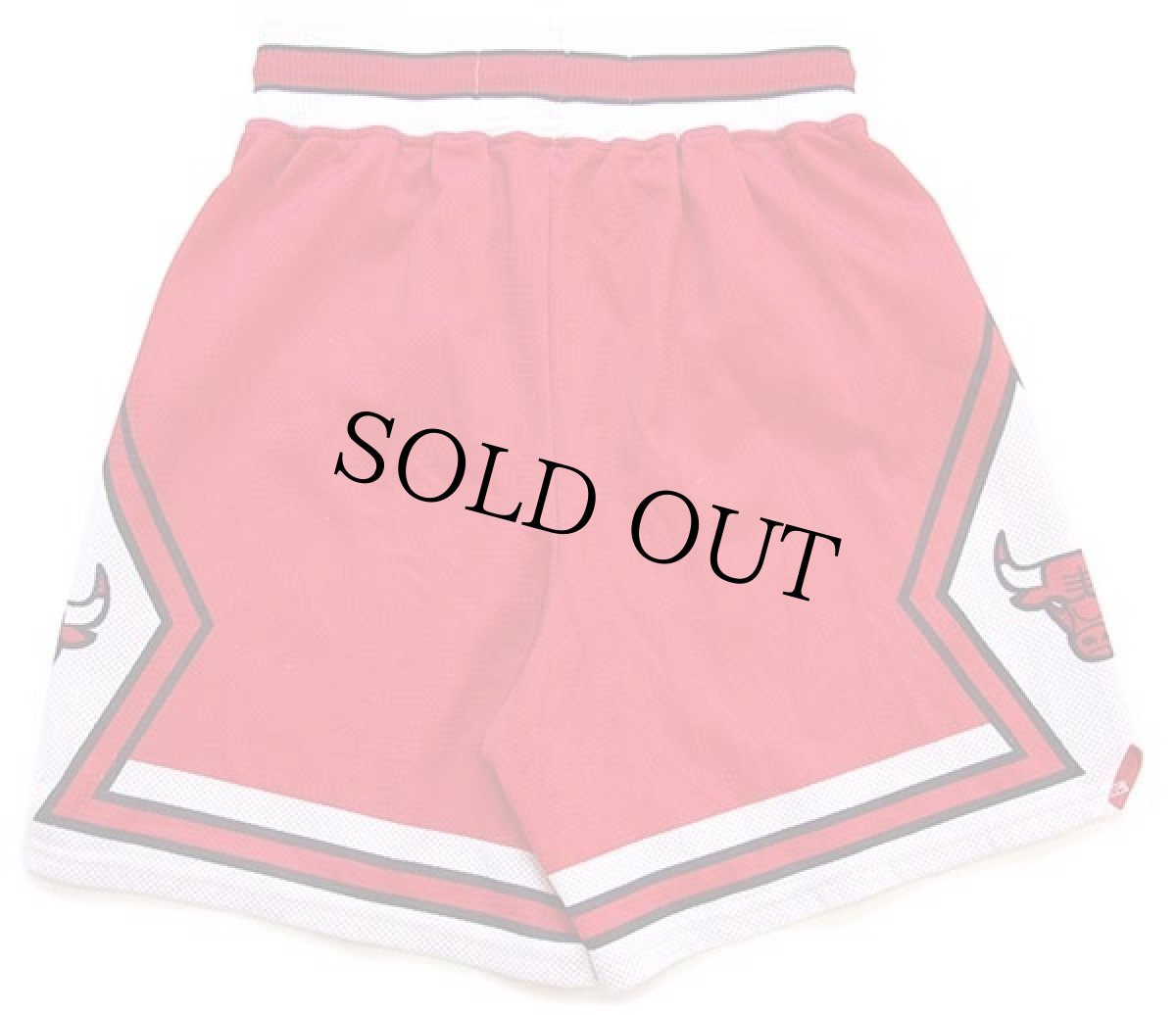 画像2: 90s イタリア製 Championチャンピオン NBA BULLS シカゴ ブルズ メッシュ ショートパンツ 赤 S★ショーツ (2)