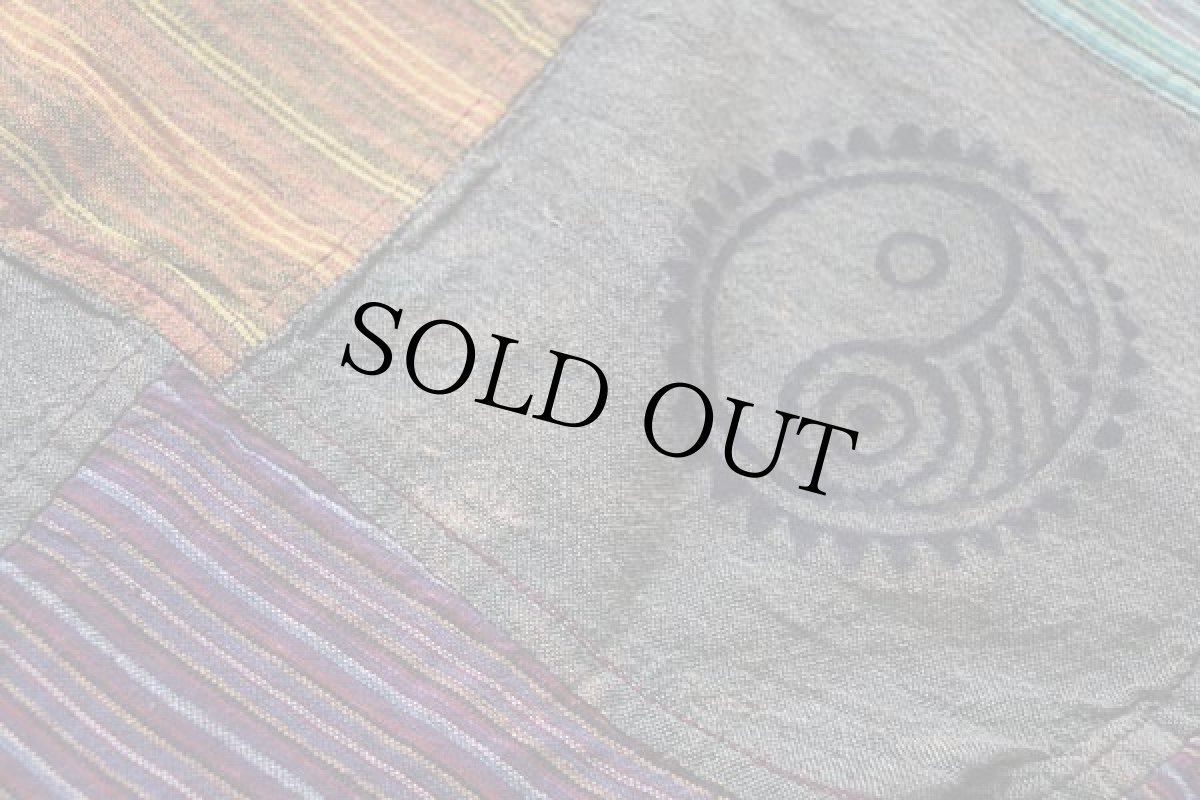 画像7: ネパール製 KARMA NEPAL CRAFT パッチワーク コットン サルエルパンツ★ハーレムパンツ (7)