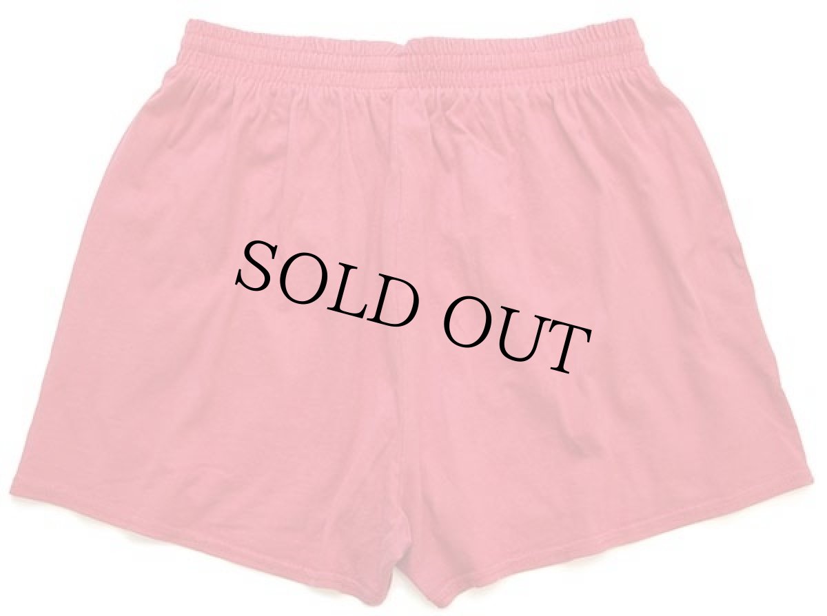 画像2: 90s USA製 NIKEナイキ ビッグロゴ コットン トレーニングショーツ 赤 XL★ショートパンツ (2)