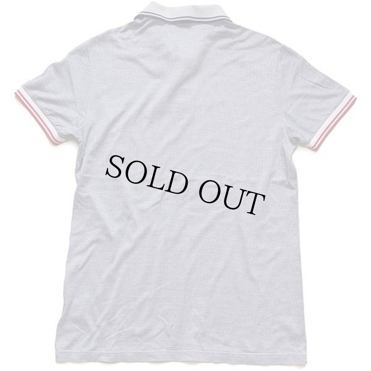 画像2: イタリア製 FRED PERRYフレッドペリー 織り柄 コットン ポロシャツ L (2)