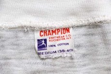 画像5: 60s CHAMPIONチャンピオン ランタグ FFA FUTURE FARMERS OF AMERICA 染み込みプリント コットンTシャツ 白 M (5)