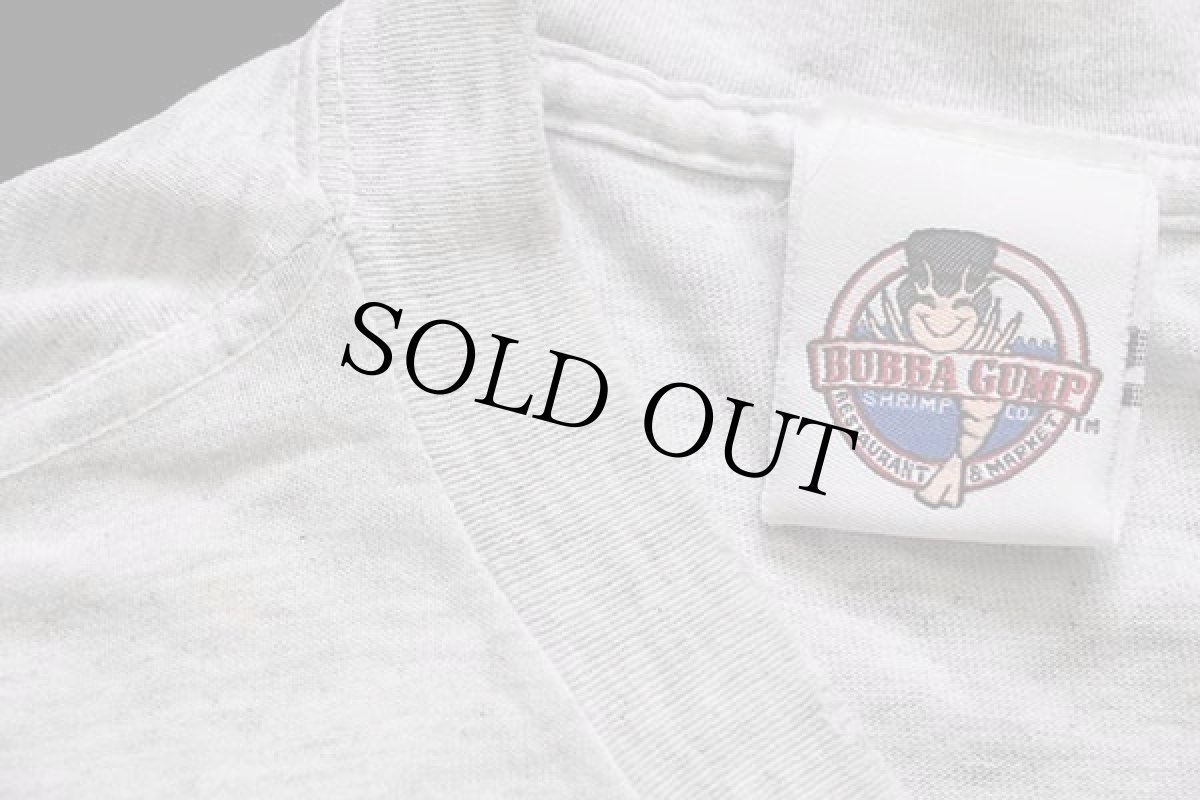 画像5: 00s BUBBA GUMP Daytona Beach ババガンプ ロゴ Tシャツ 杢ライトグレー (5)