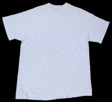 画像3: 90s USA製 Hanes CLUB SHRED サメ コットンTシャツ 白 L (3)