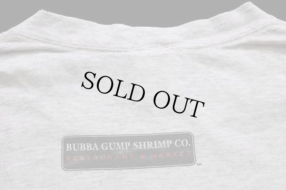 画像4: 00s BUBBA GUMP Daytona Beach ババガンプ ロゴ Tシャツ 杢ライトグレー (4)