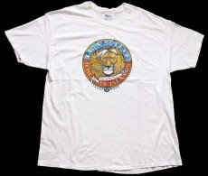 画像2: 90s Hanes LION COFFEE HAWAIIAN ISLANDS ロゴ 両面プリント コットンTシャツ 白 XXL★特大 (2)