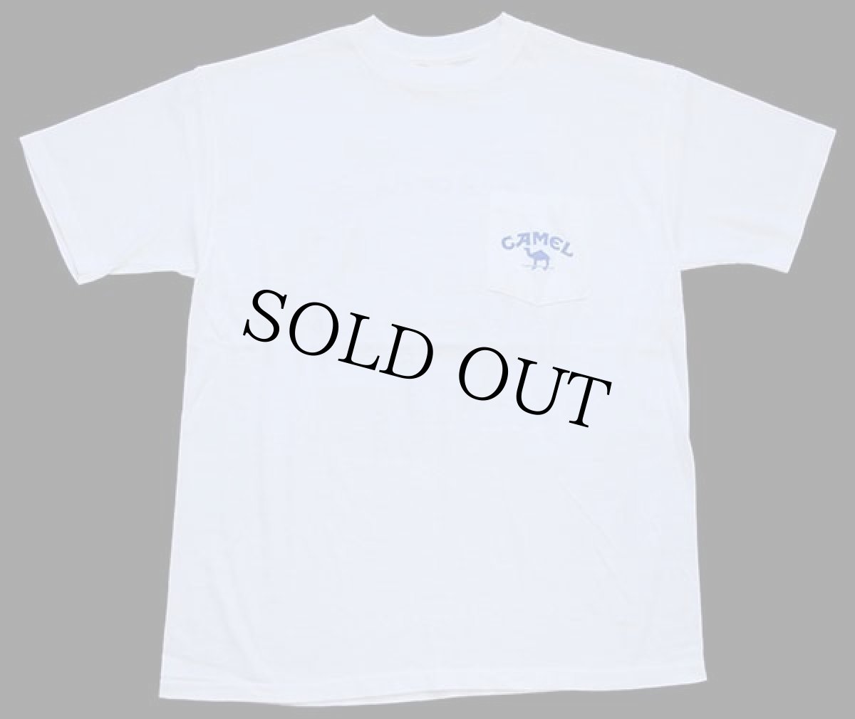 画像2: 90s USA製 CAMEL キャメル A PACK OF CAMELS ポケットTシャツ 白 XL (2)