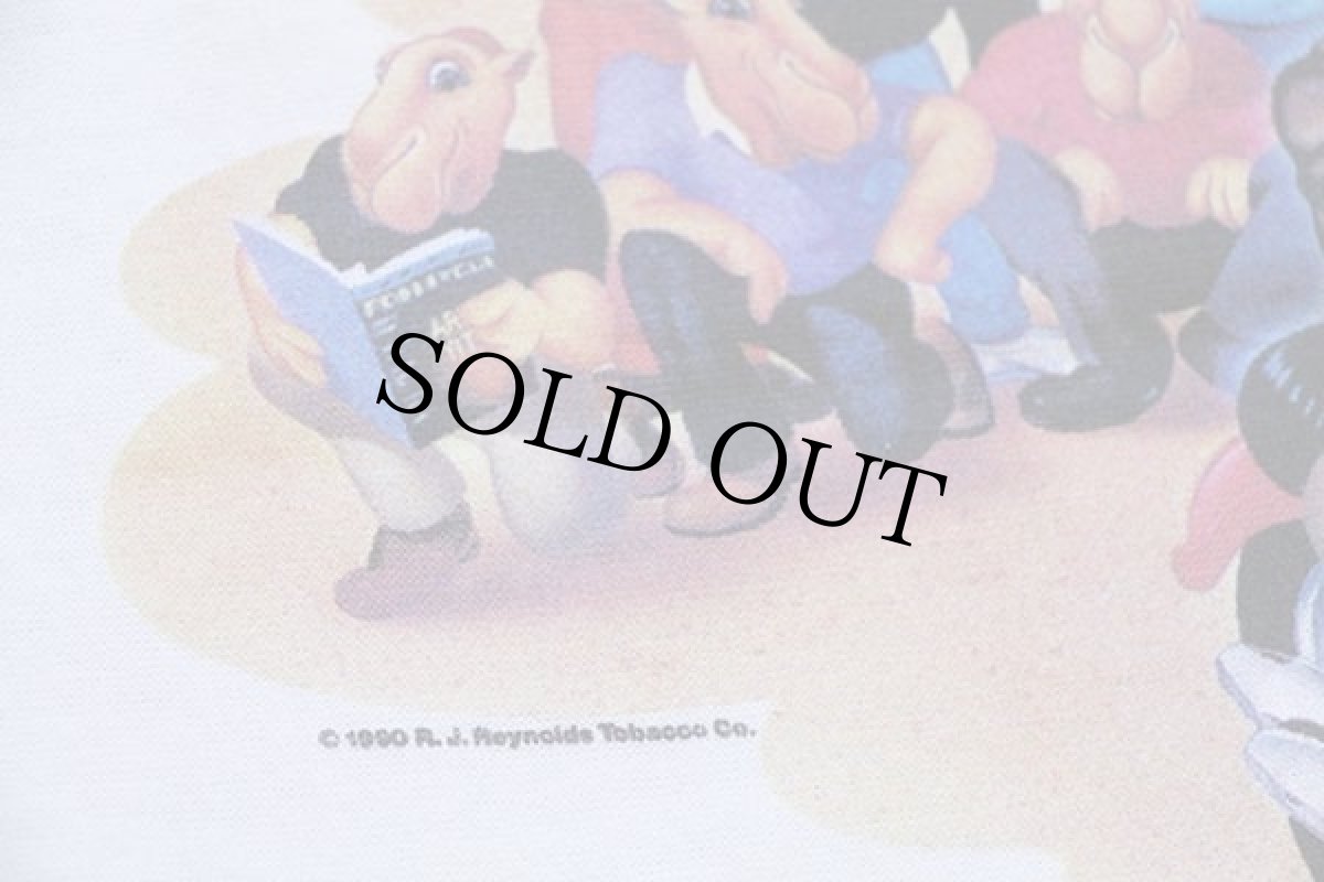 画像4: 90s USA製 CAMEL キャメル A PACK OF CAMELS ポケットTシャツ 白 XL (4)