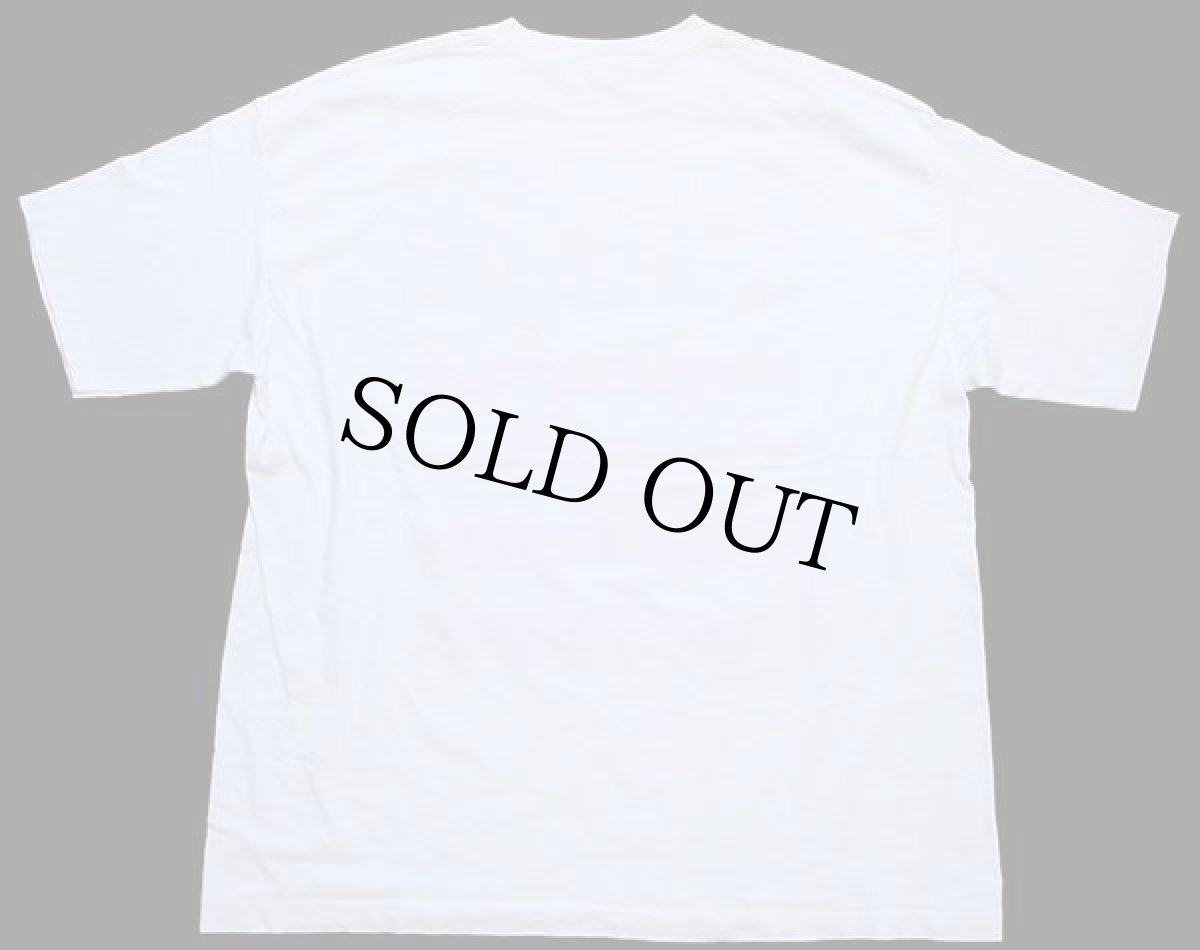 画像3: 90s USA製 OLD SCHOOL 星条旗 アート コットンTシャツ 白 XXL★特大 (3)