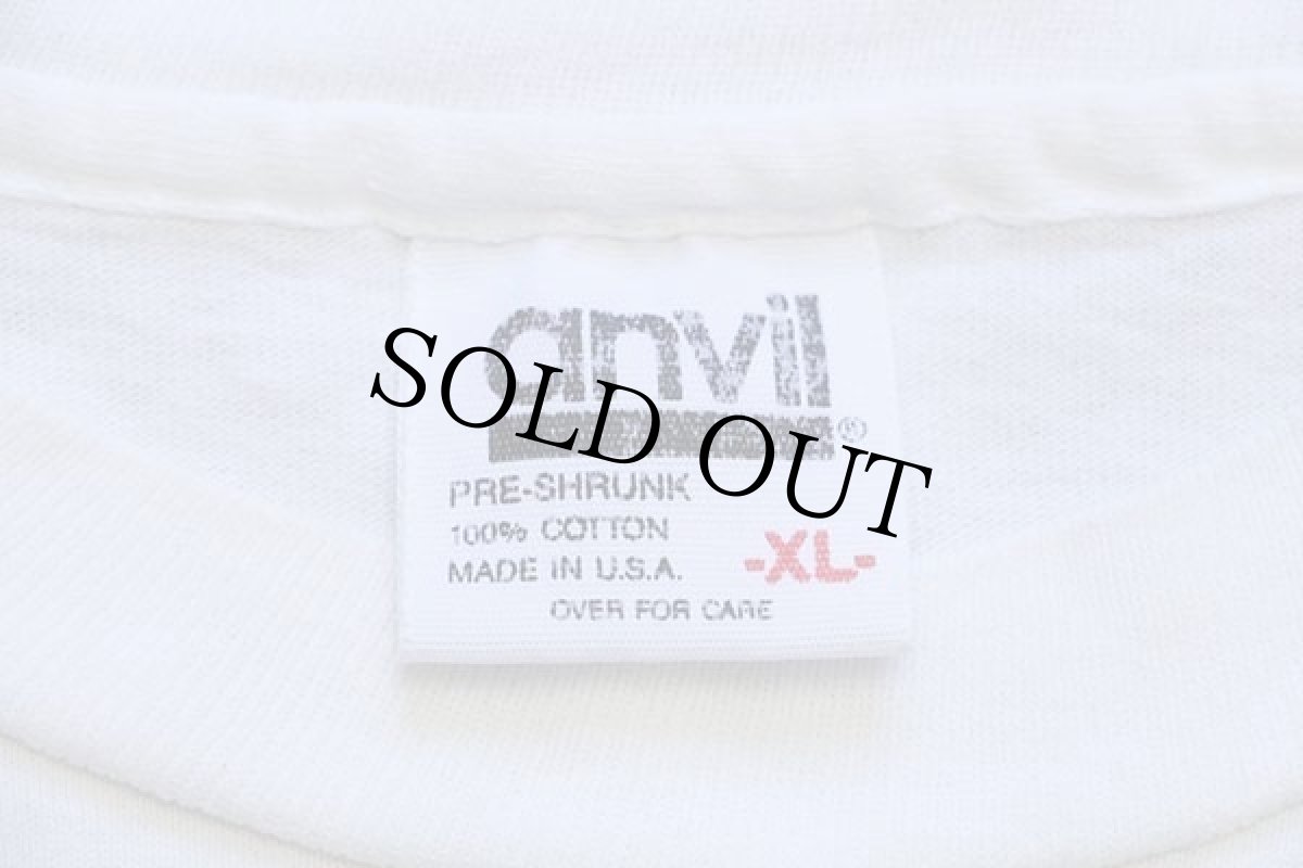 画像4: 90s USA製 WE BE JAMMIN BIG HED アート コットンTシャツ 白 XL (4)