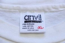 画像4: 90s USA製 WE BE JAMMIN BIG HED アート コットンTシャツ 白 XL (4)