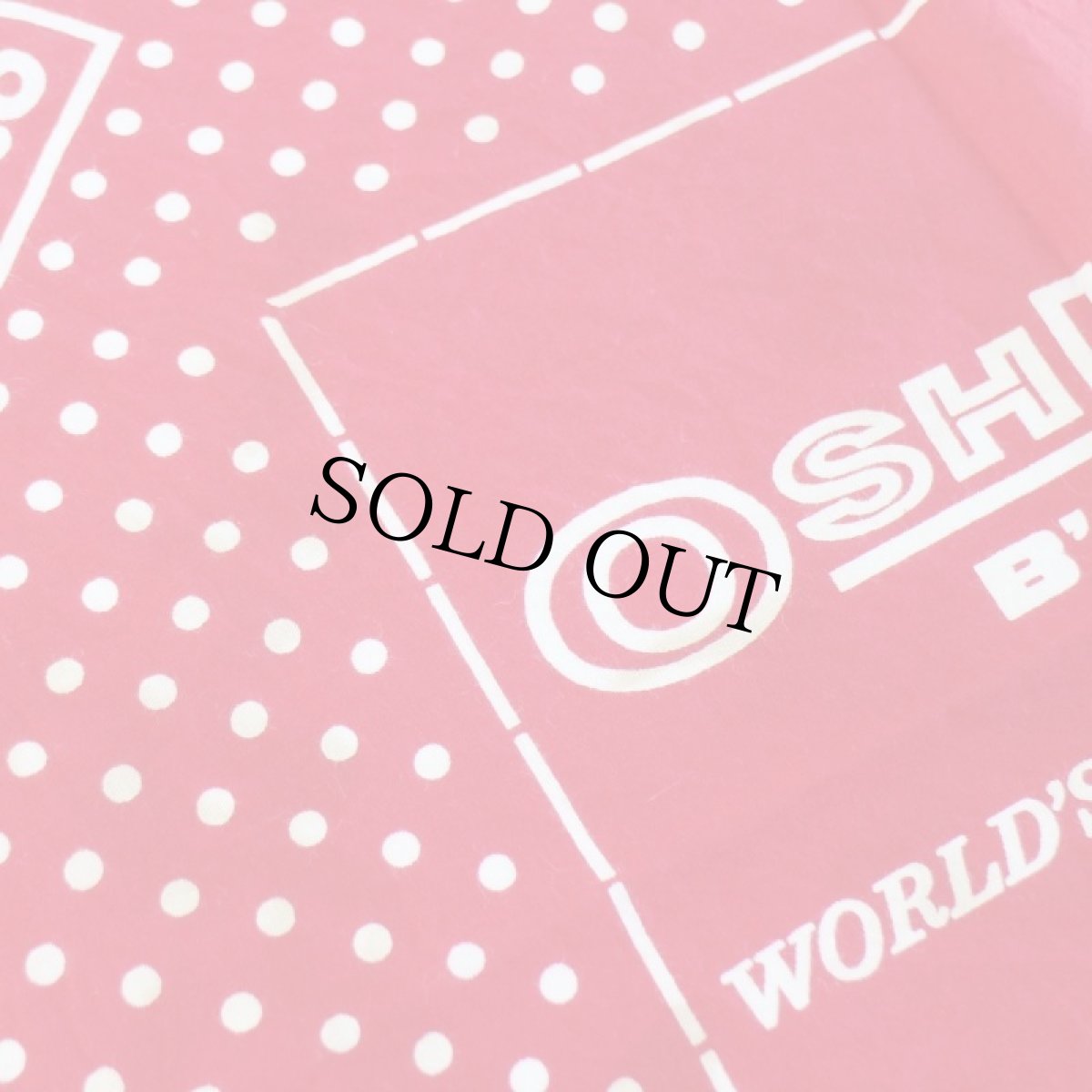 画像4: 80s USA製 OSHKOSH B'GOSH ドット柄 コットン バンダナ 赤★05 (4)