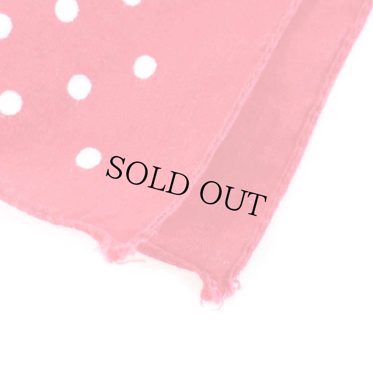 画像4: 70s OSHKOSH B'GOSH ドット柄 コットン バンダナ 赤★12 (4)