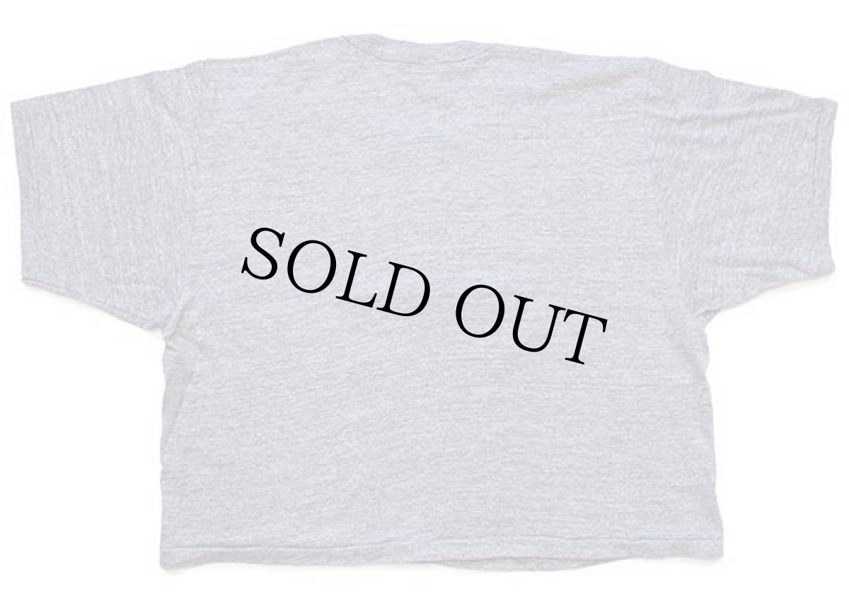 画像3: 80s RUSSELLラッセル NFL DENVER BRONCOS 三段中抜き ショート丈 Tシャツ 杢グレー XL (3)