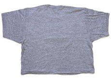 画像3: 80s RUSSELLラッセル NFL DENVER BRONCOS 三段中抜き ショート丈 Tシャツ 杢グレー XL (3)