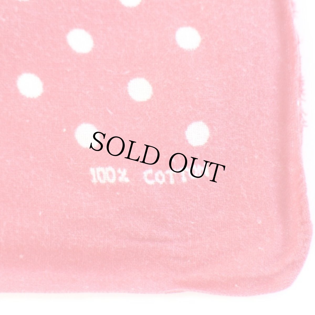 画像3: 70s OSHKOSH B'GOSH ドット柄 コットン バンダナ 赤★10 (3)