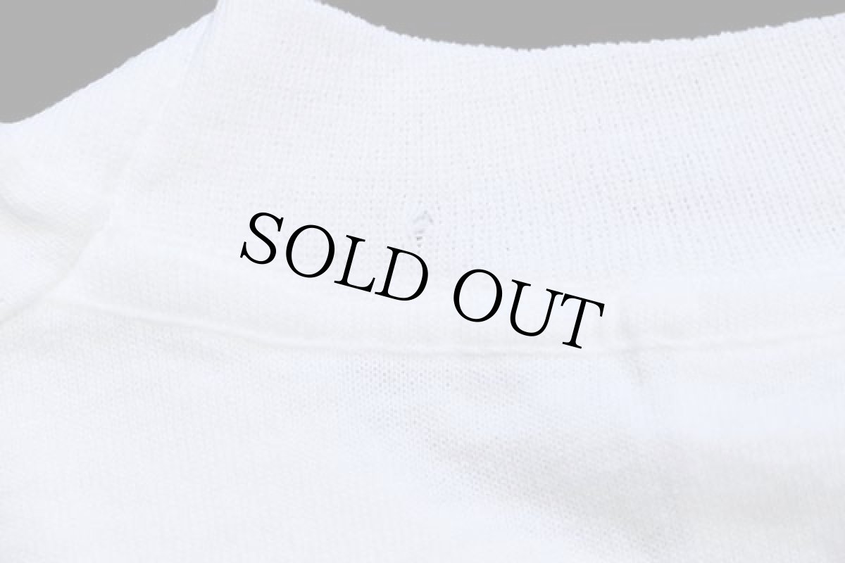 画像6: 90s USA製 フラワー アート コットンTシャツ 白 M (6)