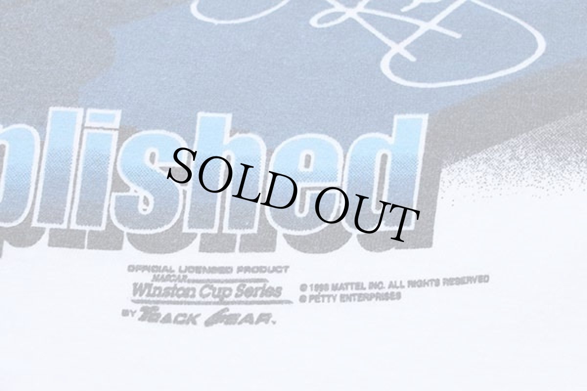 画像4: 90s NASCAR PETTY 44 HOT Wheelsホットウィール 両面プリント コットンTシャツ 白 L (4)