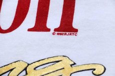 画像6: 90s USA製 Winston Racing TEAM 両面 染み込みプリント レイヤードネック コットン ポケットTシャツ 白 XL (6)